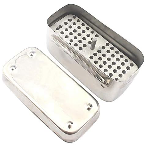 LAJA Imports Dental Endo Box Bur Block Holder Endodontic Files Holder Sterilization Organizer Box Cover