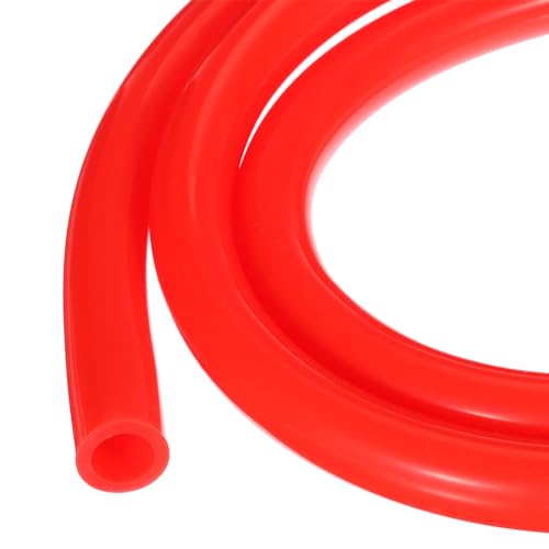 Image of 1m(3.3ft) 19mm(3 /4 inch) ID x 25.4mm(1 inch) OD Silicone Tubing Red Industrial Plastic Tubing Pure Silicone Hoses for Pump Siphoning Draining Irrigation Brewing