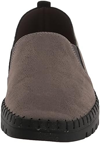 Easy Street Women's Glimmer Twin Gore Slip On Sneaker, Grey Matte, 11 | Image 1