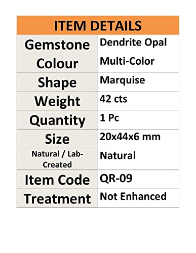 Dendrite Opal Cabochon Goyal Exports Qr09 pour bijoux - 3