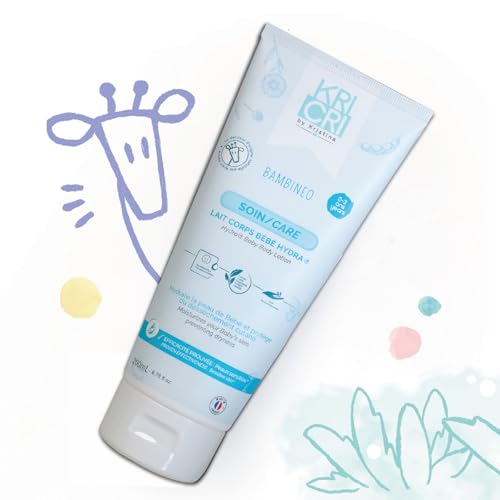 Kricri Baby Body Lotion, Containing Plant Ingredients, Makes Baby's Skin More Smooth and Moisturizing, Suitable for Infants Over 3 Months, 6 Months and 1+ Year Old