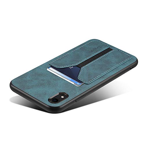 SUTENI iPhone Xr Wallet Case, iPhone Xr Credit Card Slot Holder Case, Slim