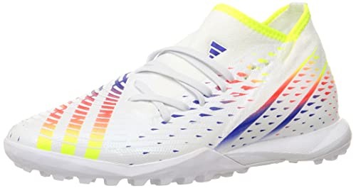 [アディダス] フットサルシューズ プレデター エッジ.3 TF ターフ用 LKX06 フットウェアホワイト/ソーラーイエロー/パワーブルー(GW0951) 25.0 cm
