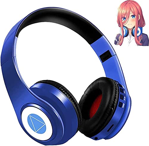 Casque Nakano Miku Bluetooth stéréo, le cadeau d'anniversaire idéal pour fan de manga cartoon