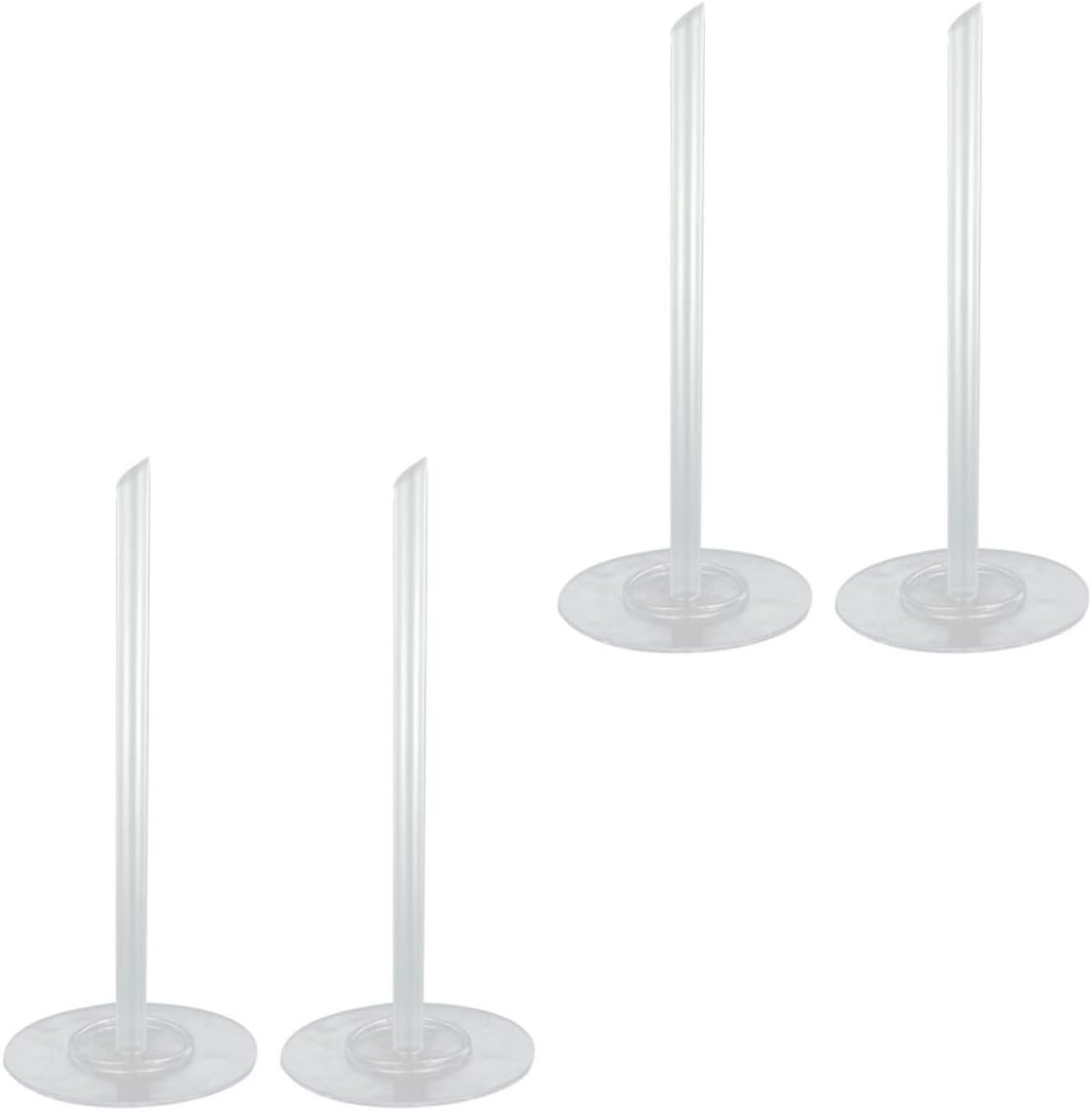 Lurrose 4pcs Ice Cream Cake Support Holder round Stabilizing Rack 4-inch Baking Display Stand for Dessert Decoration and Cooling