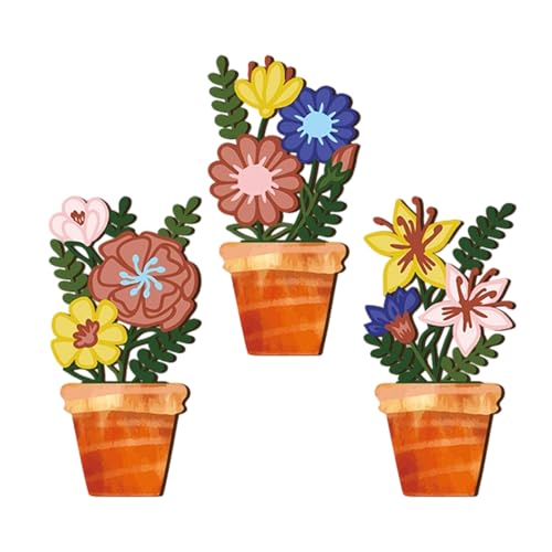 Ensemble de vase fleurs art mural shjxi pour habiller un mur vide
