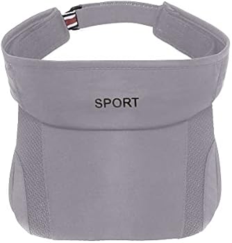 YAMEE Visor Cap voor dames en heren, met intrekbare brede rand, zonneklep, zonnehoed, zomerhoed, strandhoed voor tennis, golf, strand, uv-bescherming, 1/zwart, Eén maat