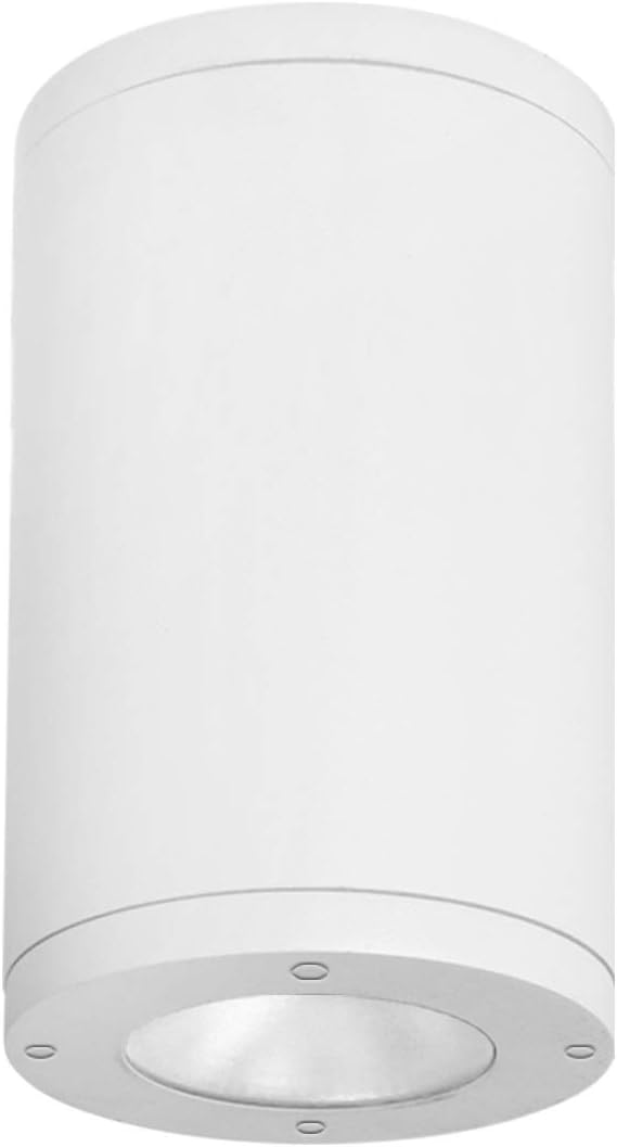 WAC Lighting DS-CD08-F30-WT 8-Inch Tube Architectural Ceiling Mount, Flood, 3000K