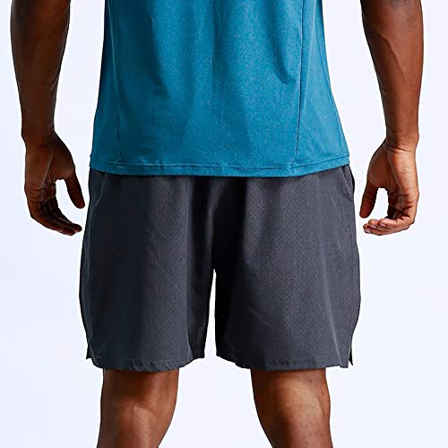 Ajcoflt Calções esportivos masculinos para corrida respirável malha esportiva roupas esportivas elás