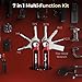 SmallRig x FILM RIOT 7-in-1 Folding Tool Set with Screwdrivers and Hex Key Wrenches, Multiple Angle Positioning, Portable and Compact Design (Red) - 4811