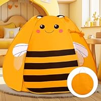 DragonNook Kid Play Tent- Playhouse for Toddlers Indoor and Outdoor Games House Animals Dinosaur Elephant Shark Bee Kids Tent(Bee)