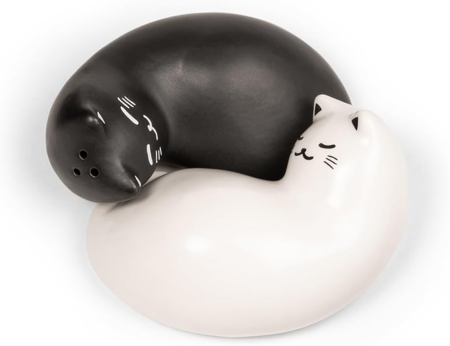 Kikkerland Purrfect Salt & Pepper Shakers