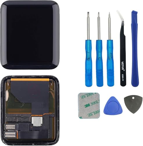 Écran de réparation Apple Watch 1 38mm pour remplacer une vitre brisée avec kit outils saphir