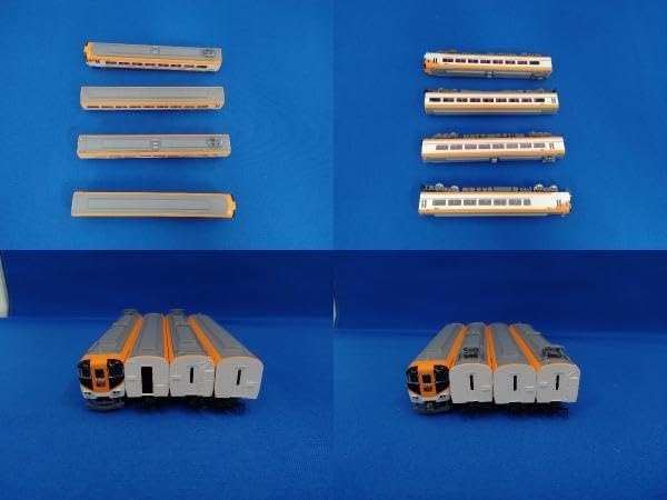 Nゲージ GREENMAX 近鉄12410系(新塗装・喫煙ルーム付き)基本4両セット Nゲージ GREENMAX 近鉄12410系(新塗装・喫煙ルーム付き)基本4両セット