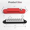 RVBOATPAT Power Distribution Block 12V 150A 1/4" Stud Marine Bus Bar 12 Volt DC Battery Busbar for Boat Automotive Solar Wiring #2