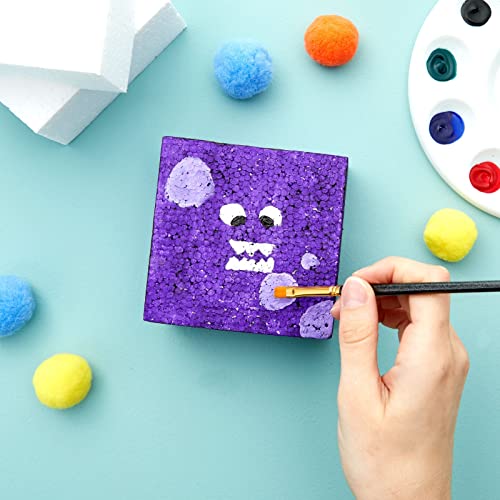 20 Pack Foam Blocks For Crafts, Polystyrene Brick Rectangles For Floral Arrangements, Art Supplies (White, 4 X 4 X 2 In) #TOP2