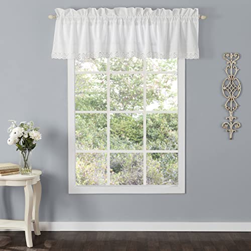 Laura Ashley - Valance, 100% Soft Cotton Window Treatment with