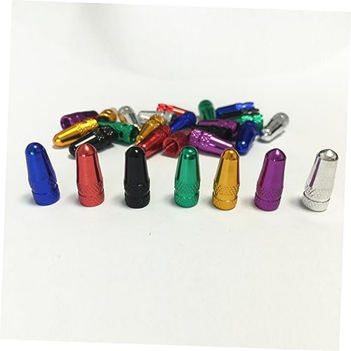 Cubiertas de válvula bicicleta aluminio 4 uds. violeta miniatura 3