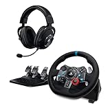 【 福袋 】Logicool G ゲーミング ステアリングコントローラー & ヘッドセット セット [ LPRC-15000d+G-PHS-003 ]