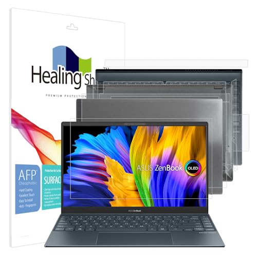 Healingshield �X�L���V�[���t���ی�t�B���� Screen Protector Oleophobic AFP Clear Film Compatible with ASUS ZenBook 13 OLED UM325UAZ