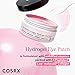 COSRX Pink Peptides Collagen Hydrogel Eye Patch for Puffy Eyes and Dark Circles, Under Eye Mask, 60 Under Eye Patches, Korean Skin Care