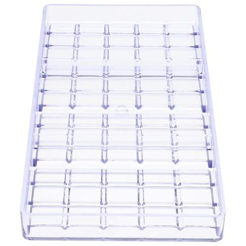 ARTIBETTER Molde de Chocolate Transparente Plástico Duro para Bricolaje Repostería Moldes de Bombones Flexibles y Resistentes Fácil Limpieza y Almacenaje