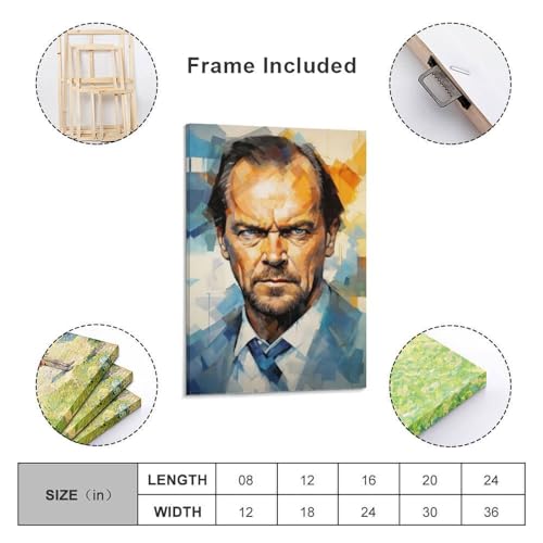 Poster Jack Nicholson haute définition en toile de qualité supérieure - 2
