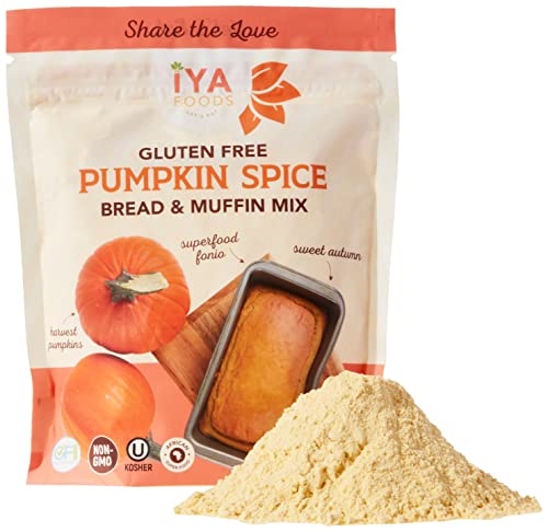 Iya Foods Chocolate Orange Bundt Cake Baking Mix 12Oz (Pack Of 2) Bundled With Pumpkin Spice Bread & Muffin Gluten Free Mix 12Oz #TOP5