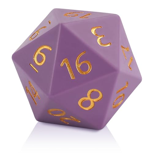 Giant 55mm D20 Resin Dice for RPG & Tabletop Gaming