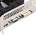 Yunseity GTX1050Ti Graphic Card, 4GB DDR5 128bit Gaming Graphics Card with Cooling Fan, 700MHz 3D API DirectX 12, PCI Express 2.0 Independent Desktop Video Card