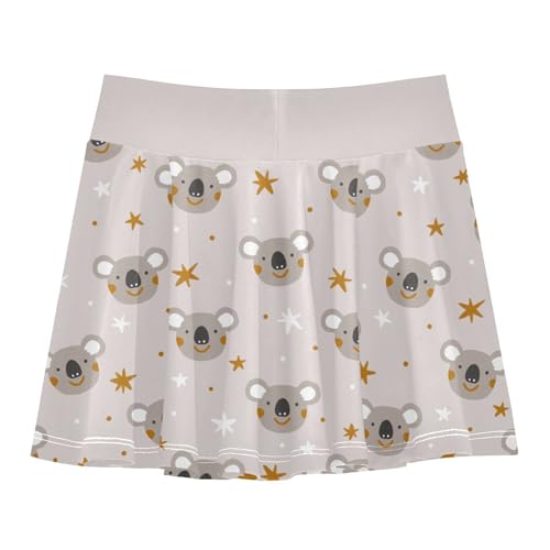Girls Skorts High Waist Athletic Skirts with Shorts Koala Stretchy Teens Performance Tennis3