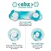 ABZ Pin Free Cloth Diaper Fasteners for Prefolds, Pre-Flats or Flat Diapers - 4 Pack - Arctic