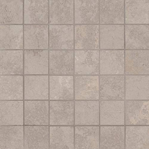 Tempest Grey 2X2 Matte Porcelain Mosaic, 22 Sft/Case, (22 Pcs) #TOP2