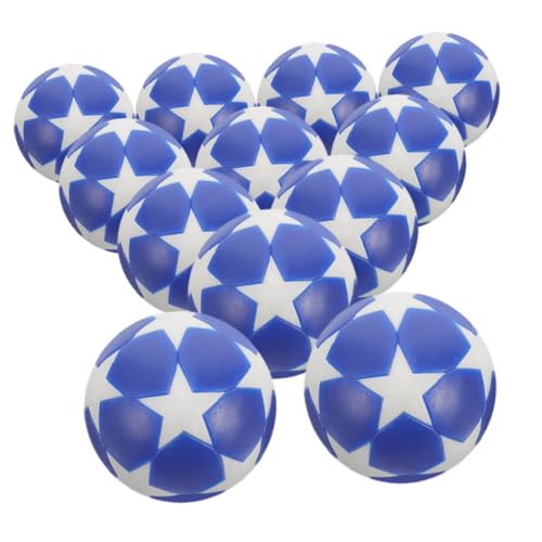 Abaodam Tischfußball-zubehör 12er-Pack Ersatzbälle Mini-fußbälle Tischspielbälle Fußbälle Kunststoffmaterial Weiß
