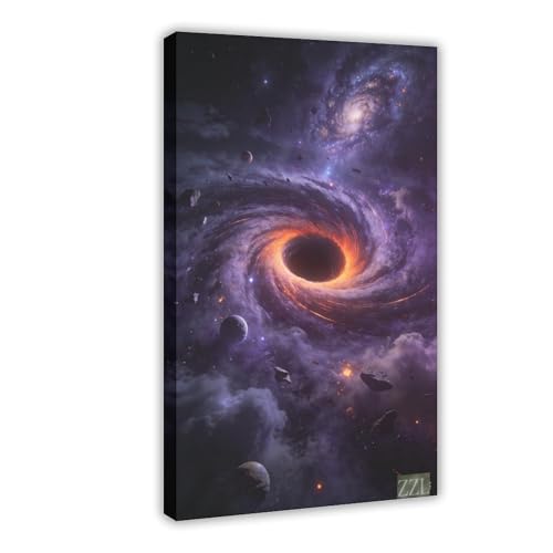 Spacetime Wrinkle Canvas Poster Wall Art Bedroom Decor Office Room Kitchen Decor Gift Frame 24x36inch