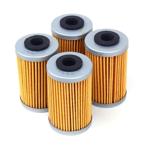 Motorrad-Ölfilter 4Pcs Öl Filter Fit Für KTM Duke RC 125 200 390 RC R EXC 250 400 450 SX MXC EXC 520 525 SXC 625 Enduro