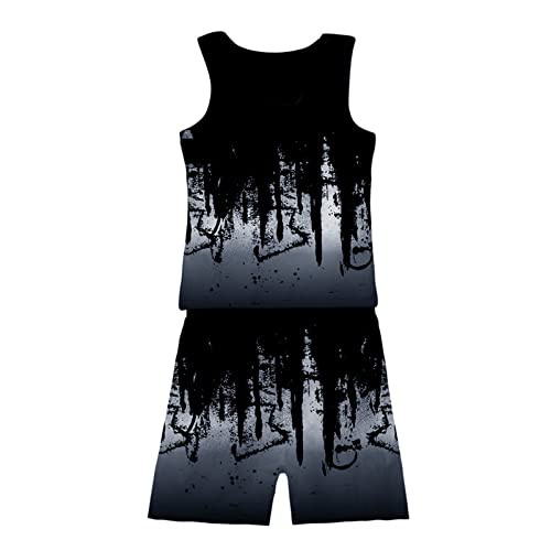 Tracksuit For Men Activewear Vest 3D Sports Fitness Leisure Suit Size Splash Men's Ink Suits For Men Jacket #TOP3