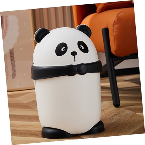 Caneca de basura estilo panda con tapa diseño cartoon pequeña miniatura 6