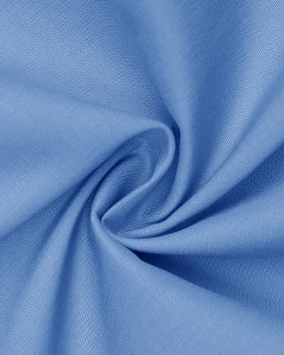 Image of J.VER Men's Short Sleeve Dress Shirts Stretch Stain Shield Casual Button Down Shirts Solid Formal Shirt