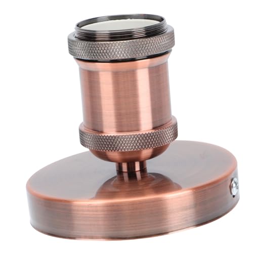 BUTIFULSIC 1pc Lamp Head Ceiling Bulb Lamp Holder Vintage Pendant Light Retro Light Holder Light Base Lamp Shade Holder Spiral Light Bulbs Retro Decor Ceiling Light Holder Brown Ceramics