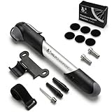 VeloChampion Mini Bike Pump. Compact 100 PSI/6.8BAR Bicycle Pump for Road, Hybrid &...