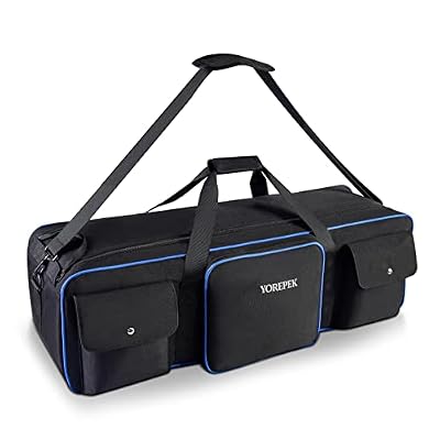 YOREPEK Tripod Carrying Case Bag, Light Stand Bag with 2 Protective Padding, 30.5" Large Photo Studio Equipment Case fit Tripods, Monopods, Speaker Stands, Boom Stands, Camcorder, Mic Stands, Travel