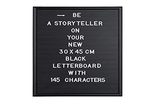 Relaxdays Letterboard, 145 Buchstaben, Zahlen, Sonderzeichen...