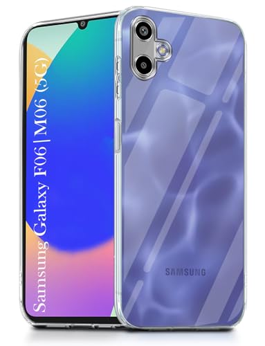 Image of Jkobi Back Cover for Samsung Galaxy F06 | Samsung Galaxy M06 (Silicone Clear Shockproof Case with Camera Protection | Soft and Flexible | Transparent)