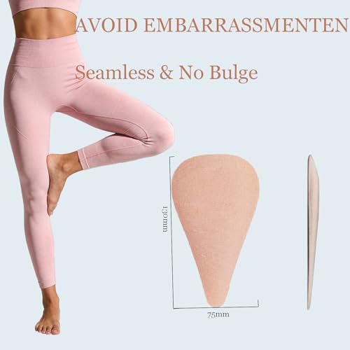 Majurphy 3-Pack Camel Toe Concealer, Adhesive Reusable Camel Hider Soft Pad, Seamless, Silicone Insert for Swimwear, Bikinis — view 6