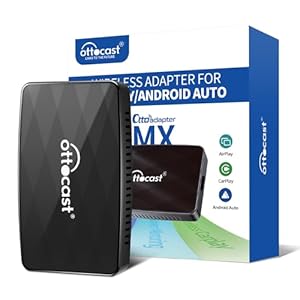 Ottocast MX Draadloze CarPlay Android Auto AirPlay 3-in-1 Adapter, Draadloze Ottoadapter Dongle Voertuig met CarPlay of Android Auto vanaf 2016 (AirPlay alleen beschikbaar op iPhone)