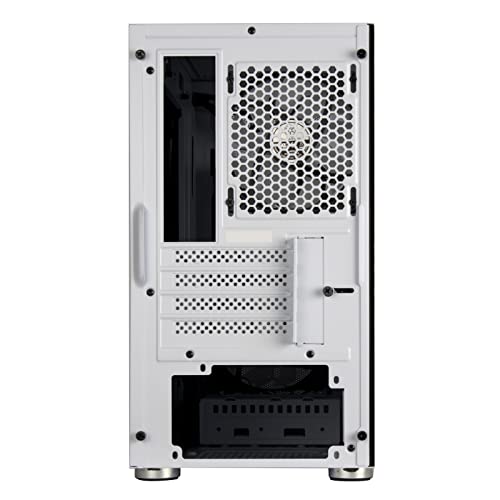 Image of Silverstone Technology FARA H1M PRO White Micro-ATX Tower case with Tempered Glass and Three ARGB Fans, SST-FAH1MW-PRO