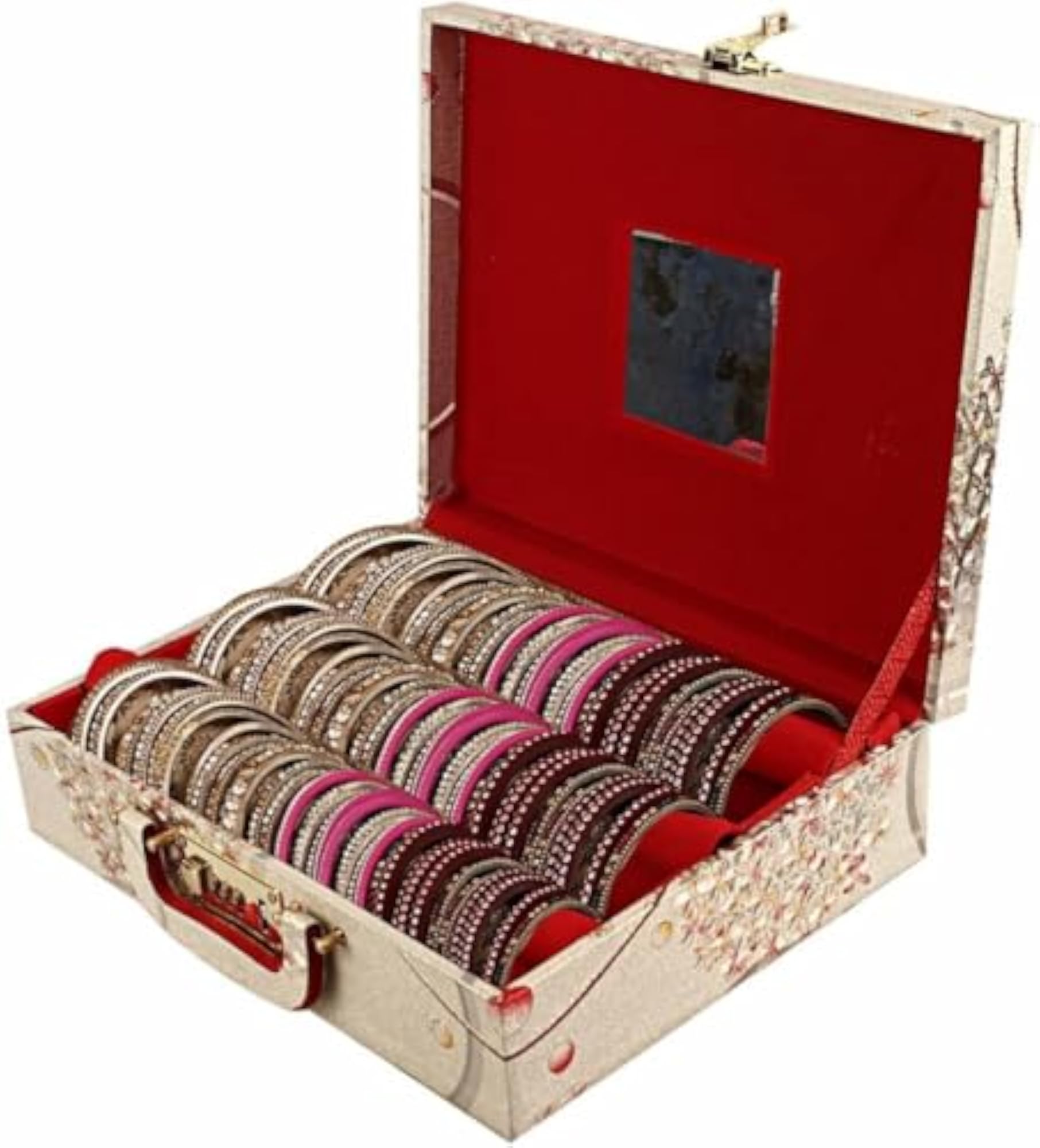 3 Rod Bangle Box for Safe Storage of Bangles