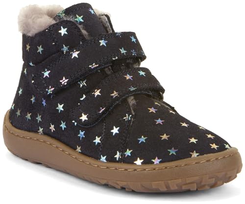 Froddo Barefoot Winter Furry, Stars, 5 UK Child