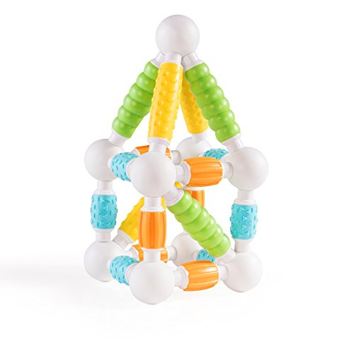 Grippies Builders - 30 Piece Soft Grip Magnetic Building Set, Educational Stem Construction Toy For Toddlers #TOP2